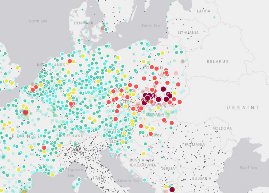 Źródło: European Air Quality Index