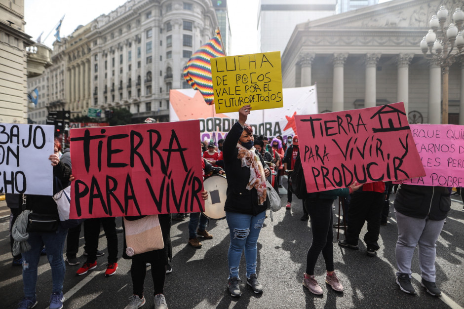 Argentyna Marsz Przeciwko Dro Y Nie W Stolicy Kraju Buenos Aires