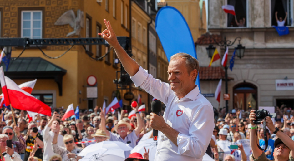 Marsze pomogły opozycji Koalicja Obywatelska wyprzedziła PiS