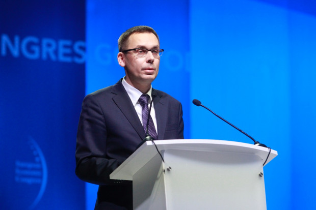Gości przywitał również Wojciech Kuśpik, prezes zarządu, PTWP SA, Inicjator Europejskiego Kongresu Gospodarczego