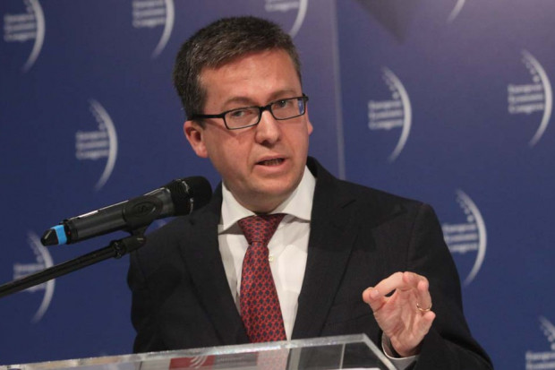 W trakcie sesji "Innowacyjna Europa - czas konkretnych działań" wystąpił Carlos Moedas, komisarz UE ds. Badań, Nauki i Innowacji.