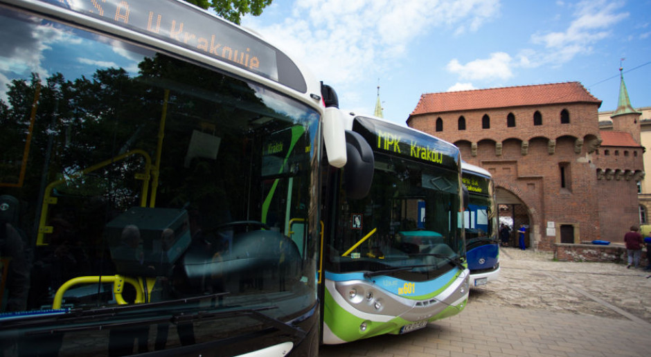 50 autobusów elektrycznych Solarisa dostarczonych do Krakowa