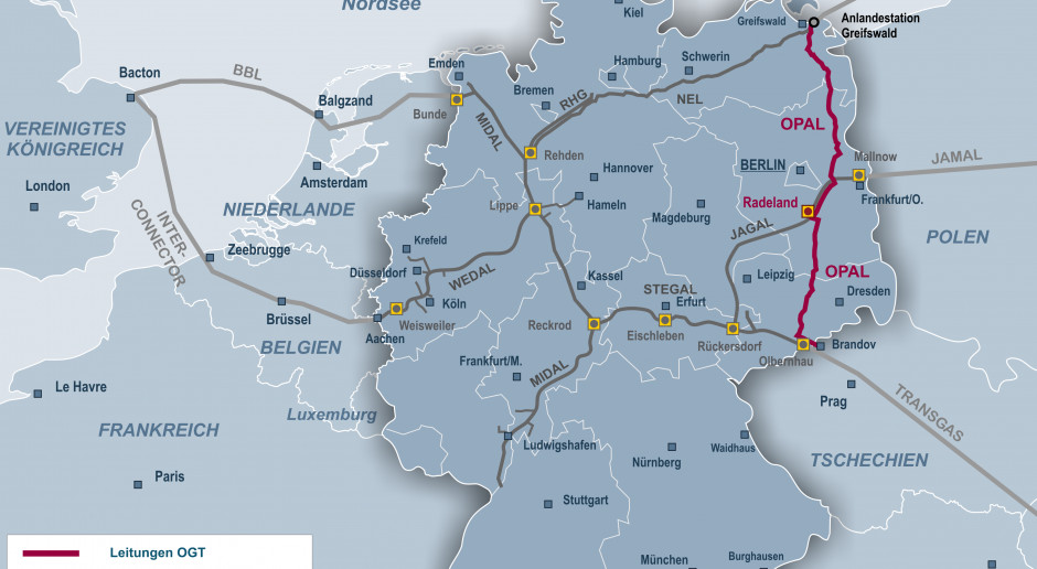 Gazociąg OPAL. Komisja Europejska analizuje wyrok, a Gazprom tłoczy surowiec