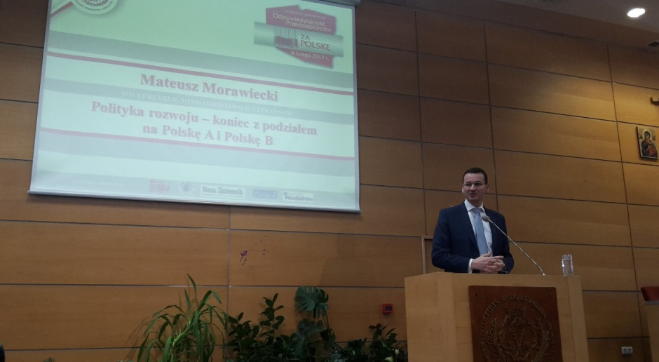 Morawiecki: kluczowy jest zrównoważony wzrost gospodarczy