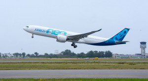 Pierwszy lot nowego, dużego Airbusa