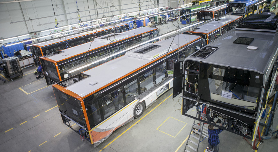 Z powodu SARS-CoV-2 dwudniowa przerwa w produkcji w zakładzie Solaris Bus & Coach