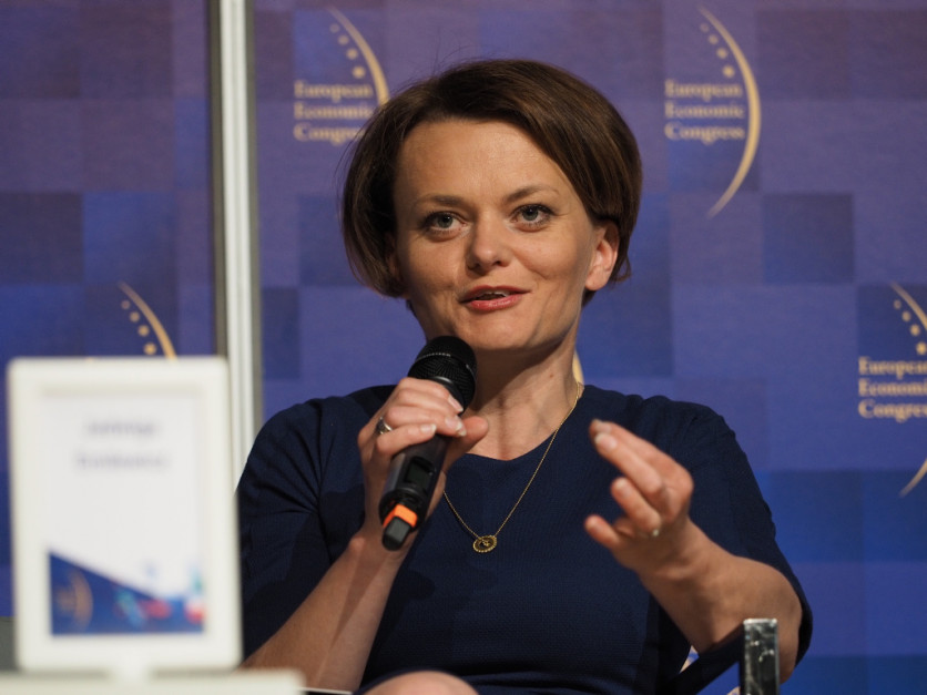 Minister przedsiębiorczości i technologii Jadwiga Emilewicz. Fot. PTWP