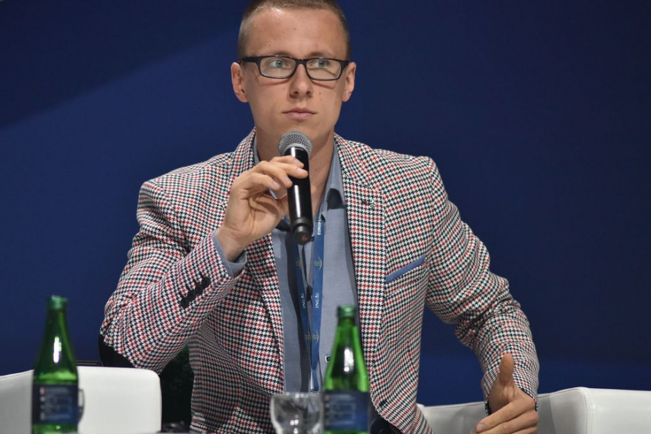 Wiktor Warchałowski, prezes startupu Airly. Fot. PTWP