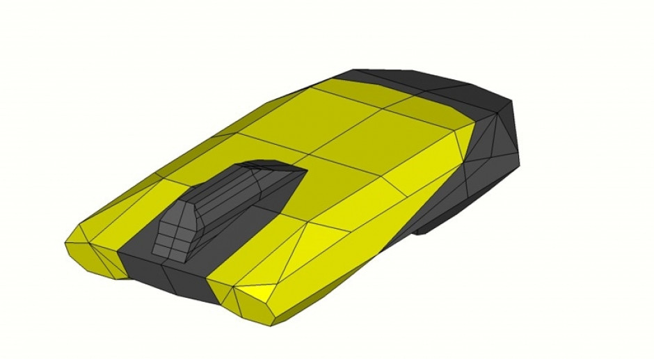 Model pojazdu podwodnego AUV-S w technologii stealth Fot. Mirosław Gerigk, PG