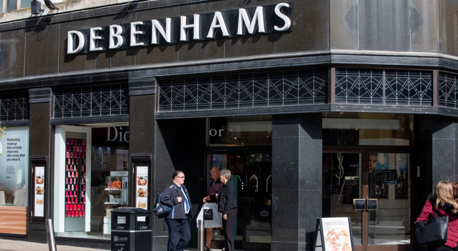  Sieć domów handlowych Debenhams zamknie nawet 50 sklepów