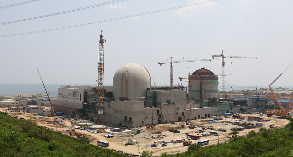 Budowa elektrowni atomowej Shin-Hanul w Korei-Południowej. fot. mat. pras.