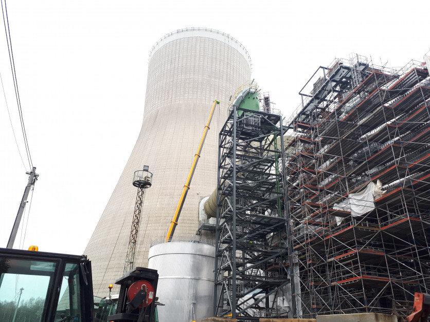 Budowa bloku 496 MW w Elektrowni Turów. fot. Budimex