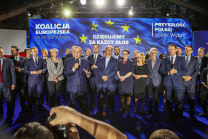 Koalicja Europejska przegrywa z PiS. Jak to przyjęto w sztabie wyborczym?