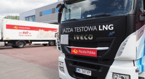 Poczta Polska testuje ciężarówkę na LNG