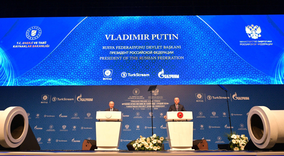 Prezydenci Rosji i Turcji, Władimir Putin i Recep Tayyip Erdogan. Fot. mat. pras.