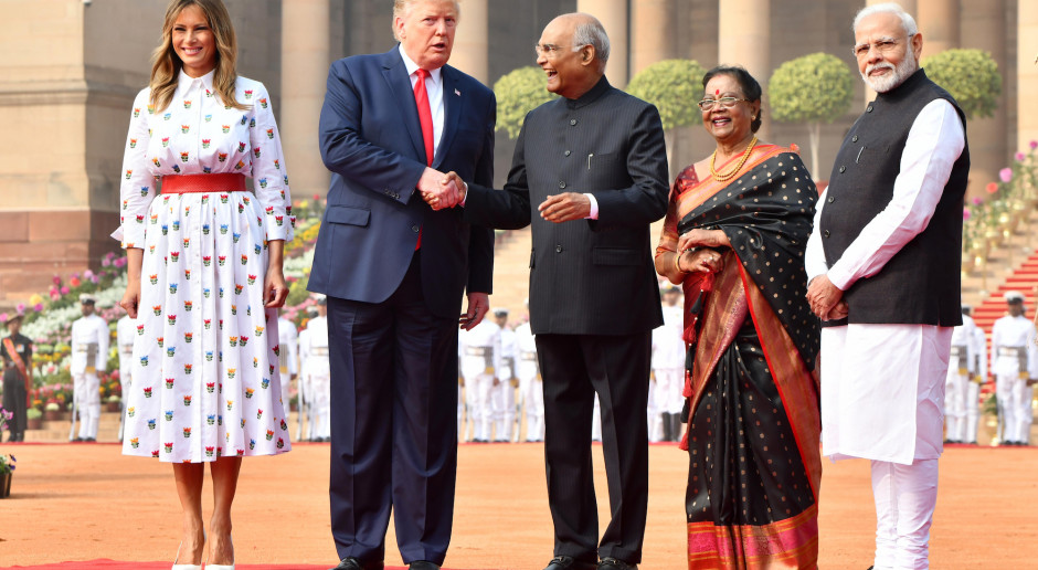 #TydzieńwAzji: Bezpieczeństwo tak, handel - niechętnie. Wizyta prezydenta Trumpa w Indiach