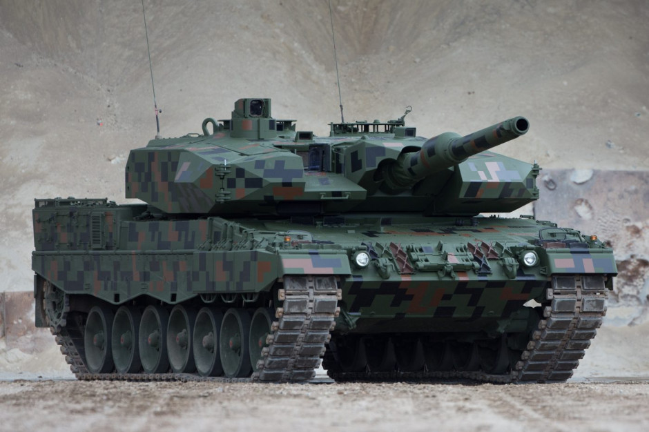 Demonstrator Leopard 2PL po raz pierwszy zaprezentowany latem 2016 r., fot. Rheinmetall