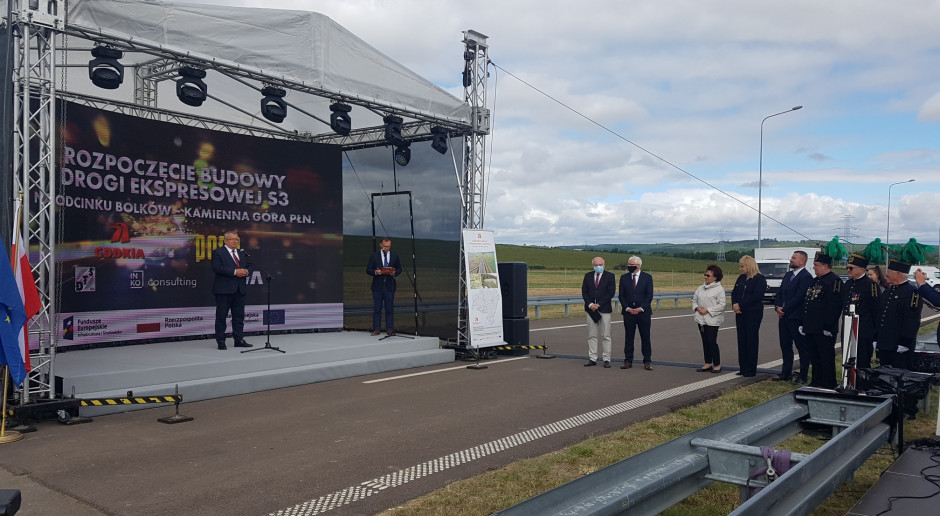 Rozpoczęła się się budowa drogi S3 z Bolkowa do Kamiennej Góry