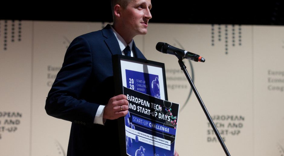 Krzysztof Przybylski podczas Start-up Challenge 2020. Fot. PTWP