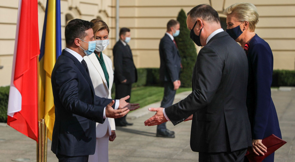 Prezydent Ukrainy dziękuje Polsce za stanowisko w sprawie Nord Stream 2