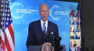 Szczyt klimatyczny: Joe Biden wzywa do współpracy w przejściu na czystą energię