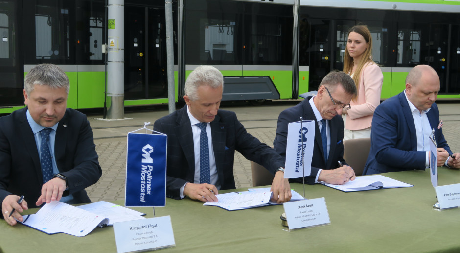 Konsorcjum Polimeksu rozbuduje sieć tramwajową w Olsztynie