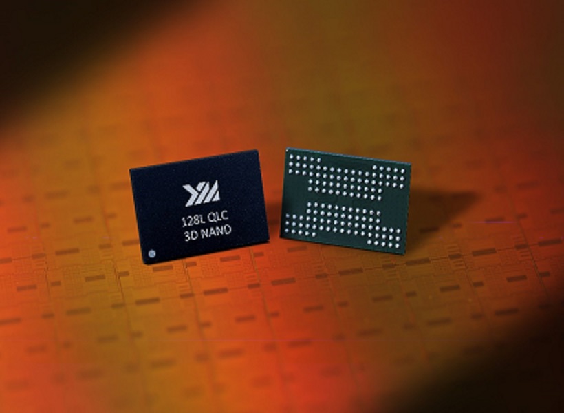 Mało komu znana firma Yangtze Memory Technologies Co. (YMTC) z Wuhan uruchomiła już masową produkcję najnowocześniejszych kości pamięci NAND flash o 64 i 128 warstwach, stosowanych w smartfonach, tabletach i serwerach, do których podłączone są nowoczesne samochody fot YMTC