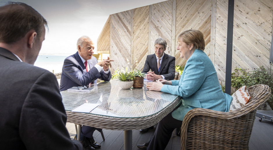 Merkel po spotkaniu z Bidenem: Rozmowy ws. Nord Stream 2 są na dobrej drodze
