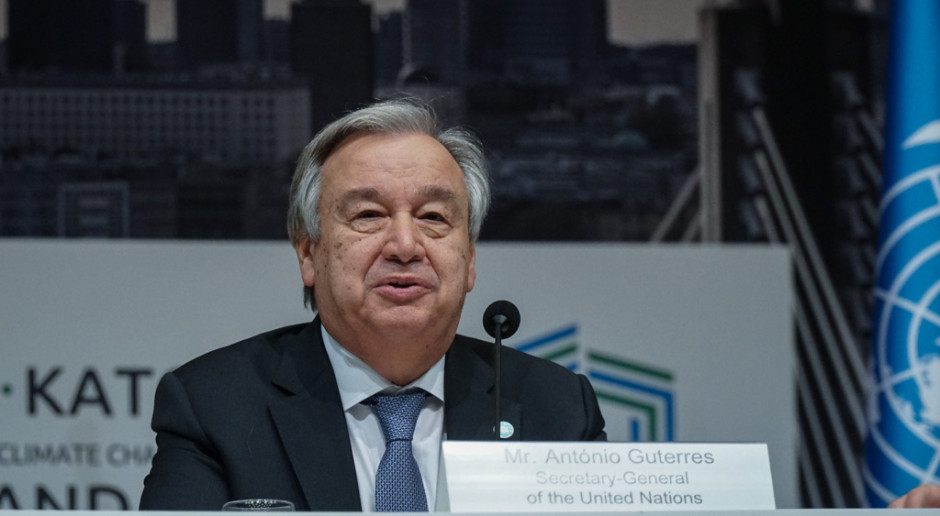 Sekretarz generalny ONZ Antonio Guterres mianowany na drugą kadencję