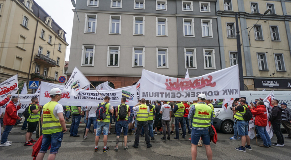 Demonstracje górniczej Solidarności, czyli walki wewnątrz PiS-u
