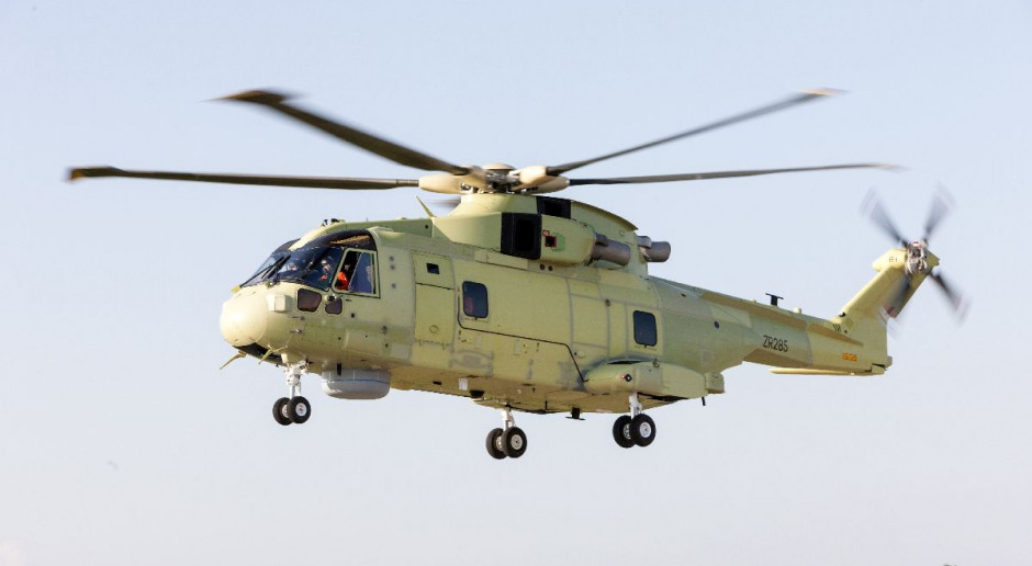 Pierwszy lot AW101 dla polskiej Marynarki Wojennej