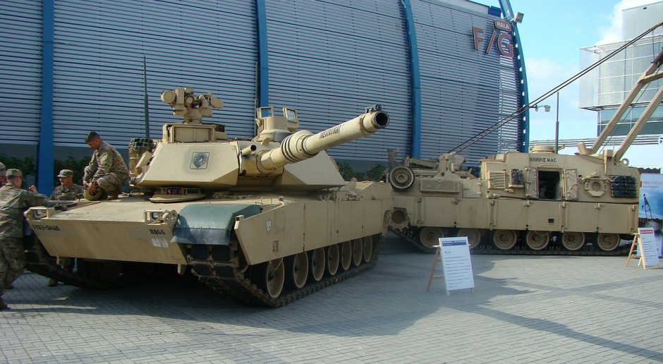 Czołg M1A2 Abrams jedną z atrakcji Międzynarodowego Salonu Przemysłu Obronnego