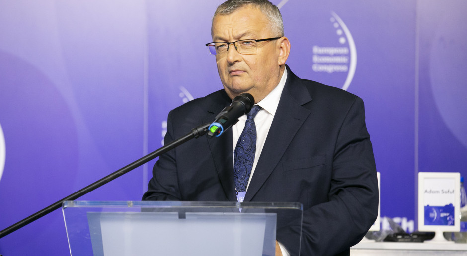 Minister infrastruktury Andrzej Adamczyk podczas EKG 2021 (Fot. PTWP)