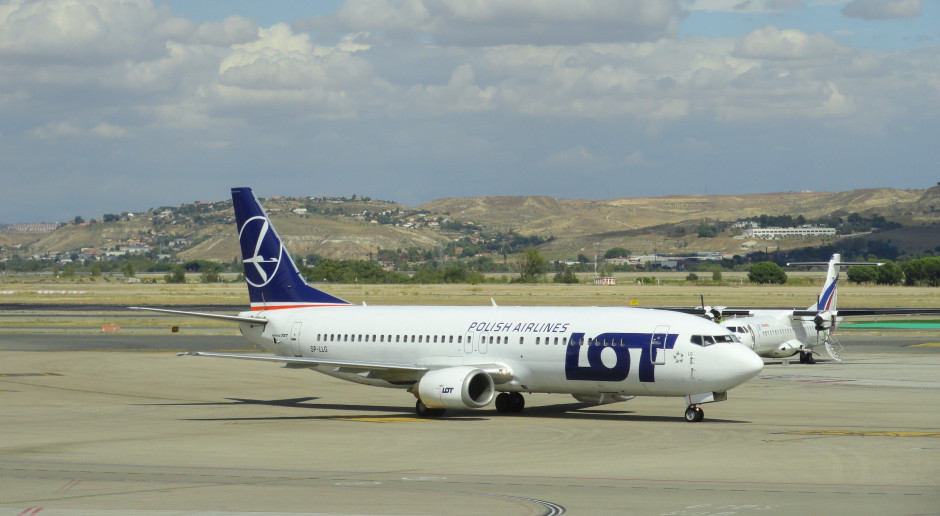 Boeing 737 w barwach LOT-u. Fot. mat. pras. 
