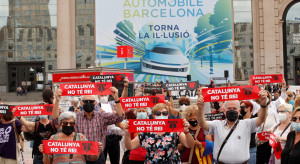 Marsze cztery lata po referendum niepodległościowym w Katalonii