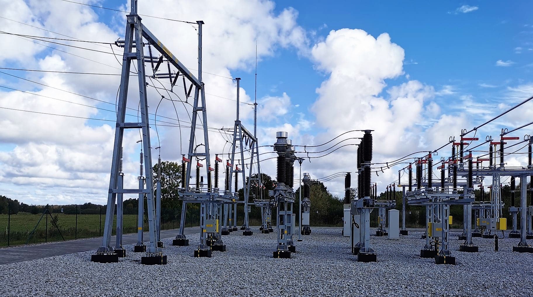 Jeden z elementów infrastruktury Energi Operator - GPZ Rowy (fot. mat. Energa)