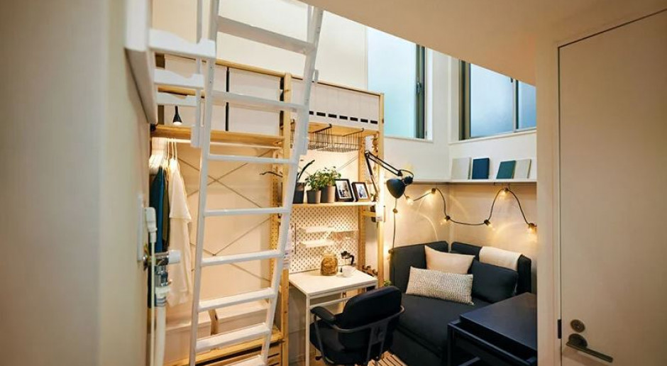10 m2 mieszkania. Ikea wynajmuje mikro apartament