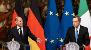 Kanclerz Scholz widzi fundamentalną rolę Włoch i Niemiec w zmienianiu UE