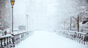 Śnieżyca w Nowym Jorku