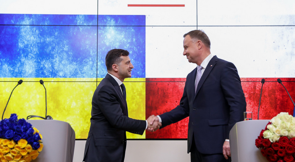 Biuro Zełenskiego: prezydent przybył do Polski, bezpieczeństwo głównym tematem rozmów