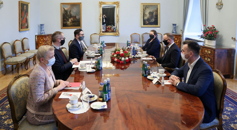 Prezydent spotkał się z szefem Orlenu w sprawie inwestycji energetycznych
