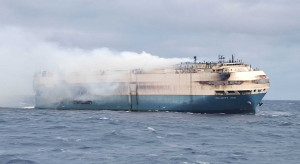 Statek Felicity Ace wciąż płonie. Straty szacowane są na setki milionów dolarów
