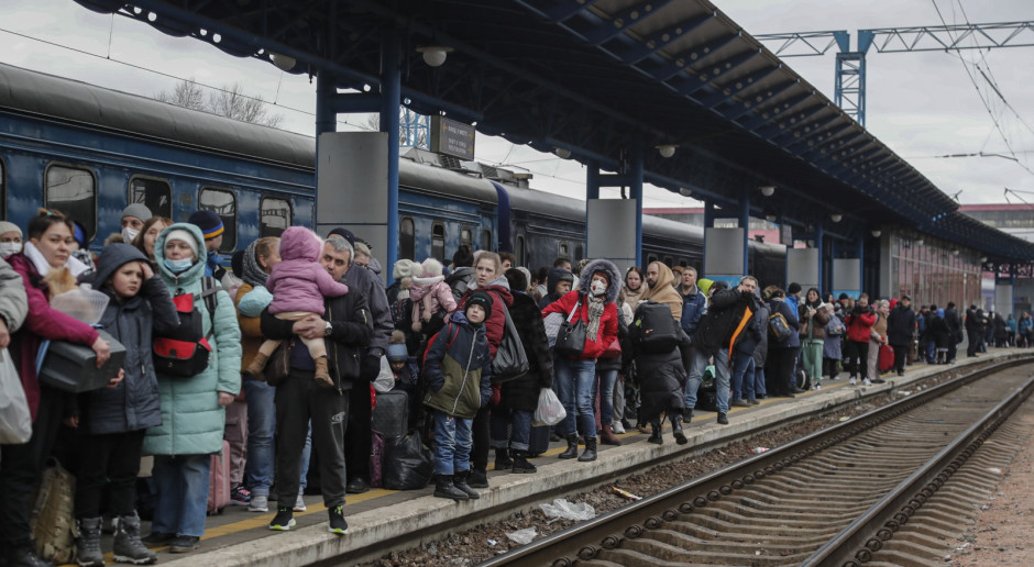 Z Łodzi wyruszył pociąg, który zabierze z granicy ukraińskich uchodźców