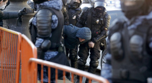Rosja: Zatrzymania za protesty antywojenne