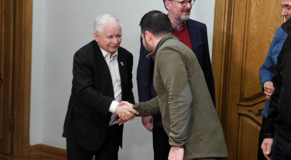 Dobry odbiór wizyty premierów w Kijowie