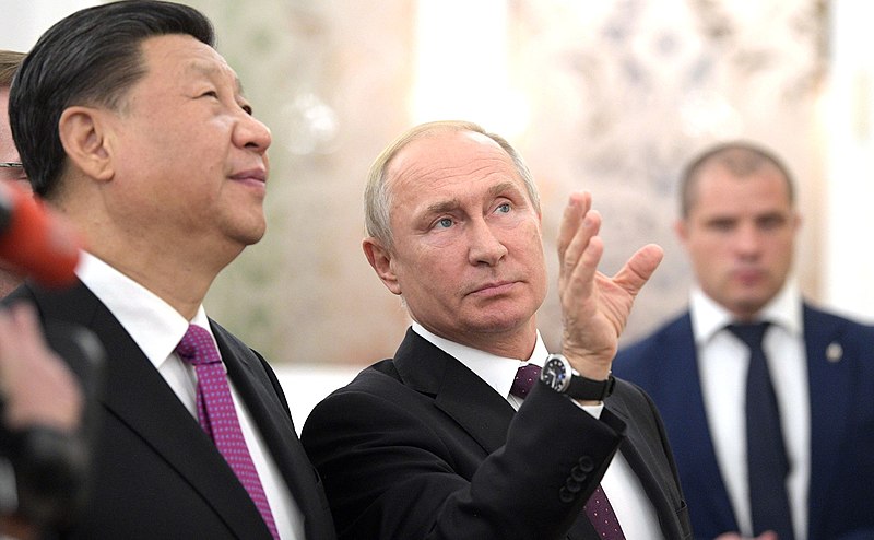 Prezydent Rosji Władimir Putin i prezydent Chin Xi Jinping fot. Kremlin.ru