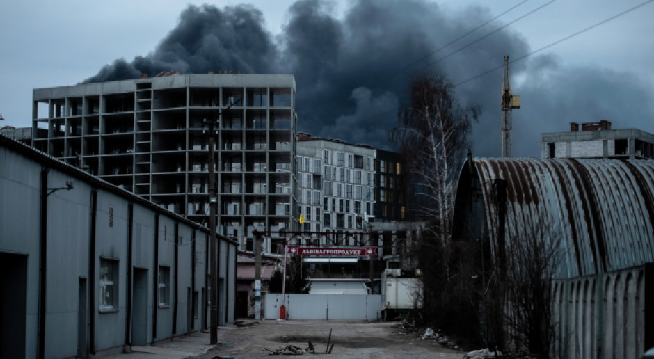 Ukraina: Ugaszono pożar bazy paliwowej we Lwowie