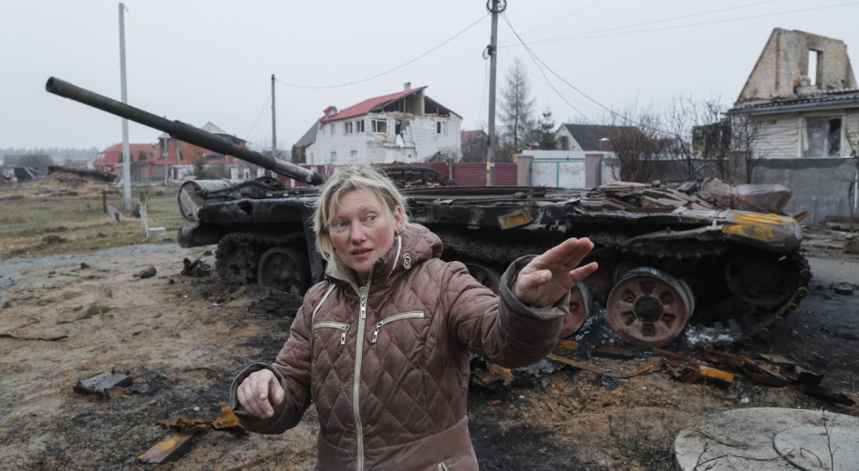 Ukraina Wiceminister obrony Cały obwód kijowski wolny od okupantów