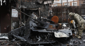 Ukraina: Lotnisko, baza paliw i park wśród obiektów trafionych przez siły rosyjskie