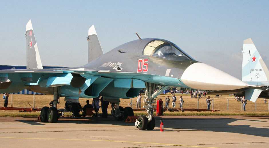 Ukraina: Wojsko: W obwodzie charkowskim zestrzelono rosyjskiego Su-34